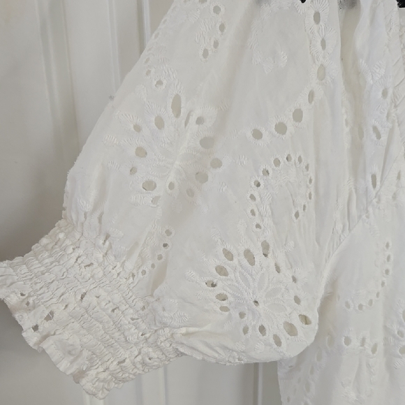 For All Man Kind White Eyelet Dress - Picture 5 of 6